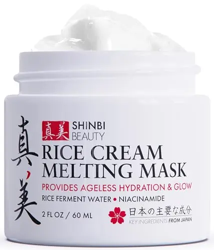 Shinbi Beauty Japanese rice face mask in jar