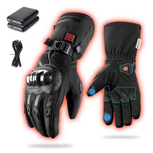 GUMOCH Heated Gloves with battery and car power options