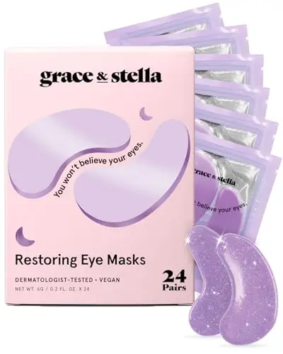 Grace & Stella retinol under eye patches for overnight repair and dark circles