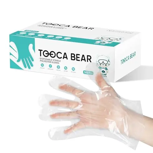 TOOCA BEAR plastic disposable gloves for food service
