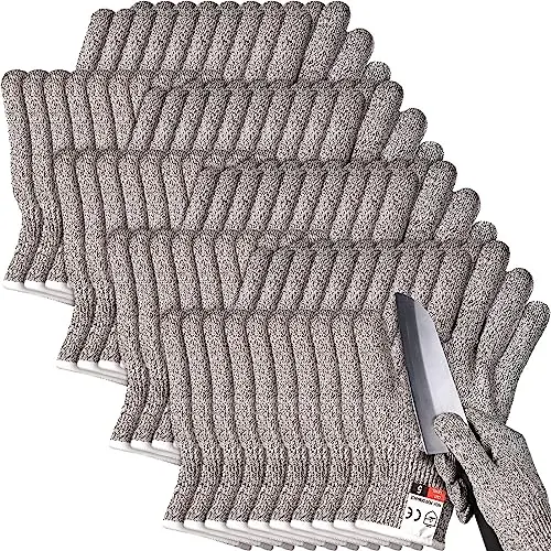 Xuhal bulk pack of cut resistant gloves for frequent use
