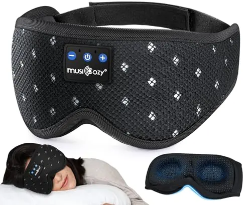 MUSICOZY breathable mesh Bluetooth sleep mask
