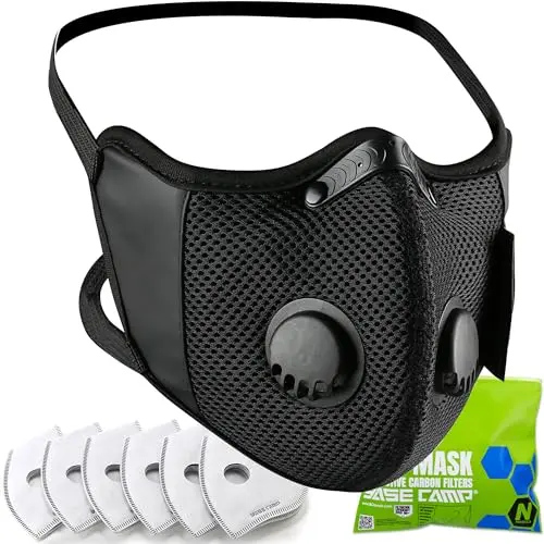 BASE CAMP M Cross reusable respirator with cross-back straps
