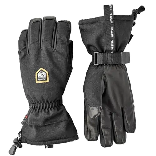 Hestra CZone Mountain 5-Finger Glove in black
