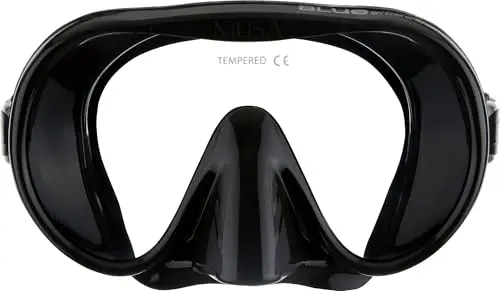 Cressi Musa frameless scuba mask with single lens