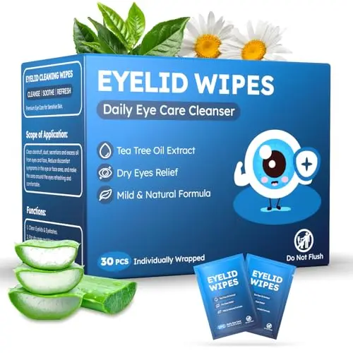 ProCIV Eyelid and Lash Wipes for dry, itchy eyes