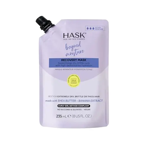 HASK Beyond Moisture hair mask for wavy and curly hair