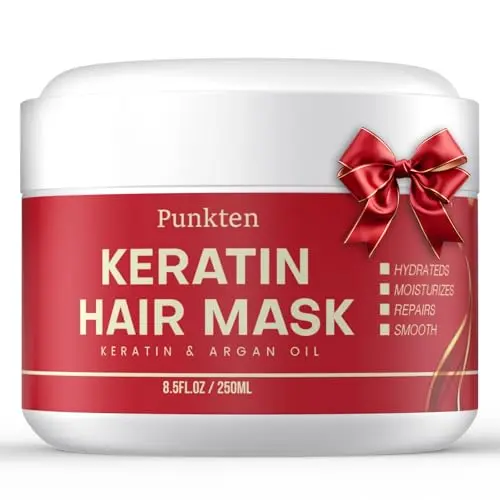 Punken Keratin hair mask jar