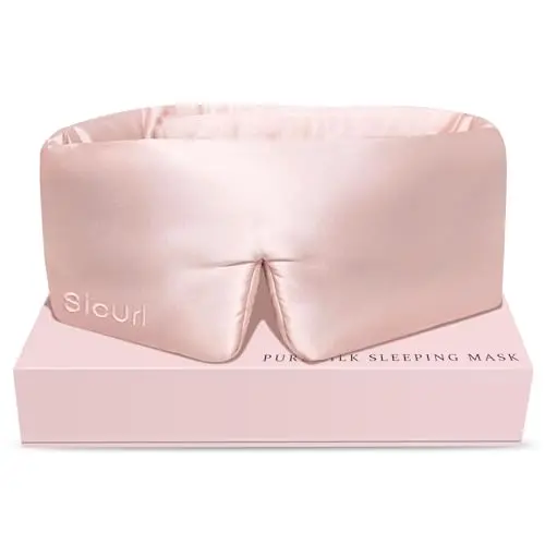 Sicurl silk sleep mask for eyelash extensions with pressureless design