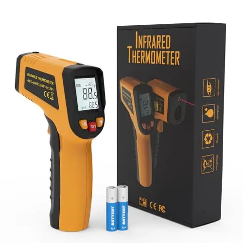 KNINE OUTDOORS orange infrared thermometer with single laser