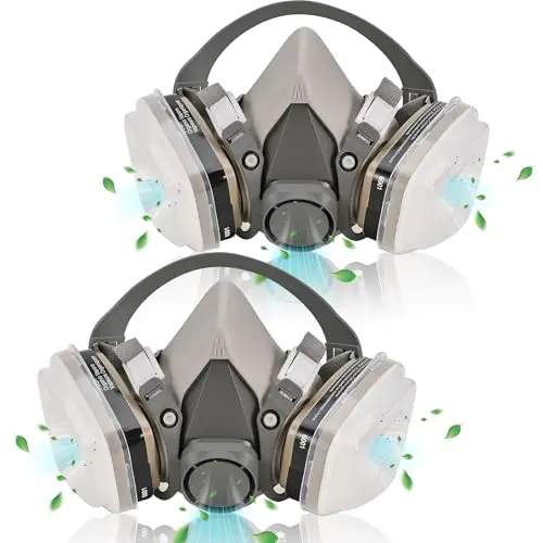 Yaludm two-set respirator mask with filters