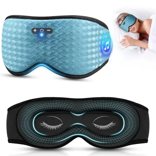 BULYPAZY 3D memory foam Bluetooth sleep mask