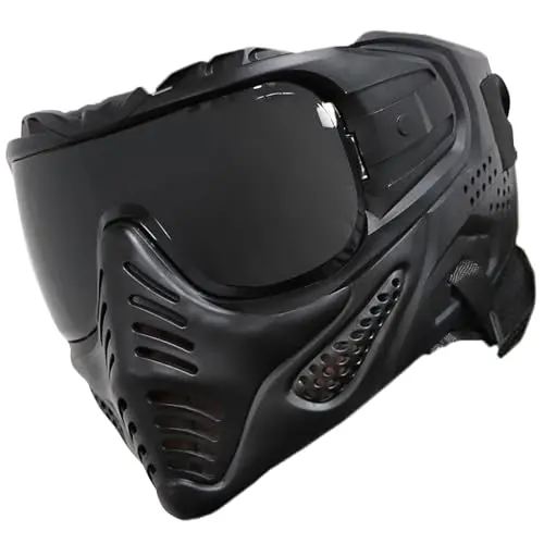 STORM FOCUS paintball mask with anti-fog technology and glasses compatibility