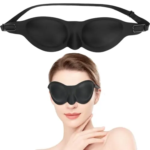 Burutta moisture chamber glasses for dry eyes with silicone construction