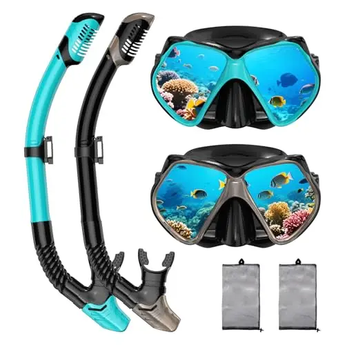 Jwintee 2-pack snorkeling mask set