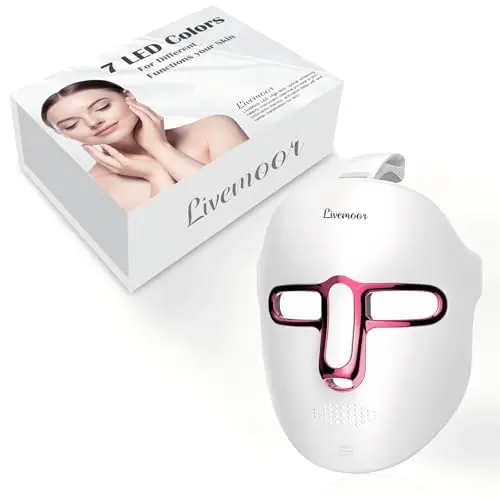 SDKWDH LED facial mask with multiple color options for skin therapy