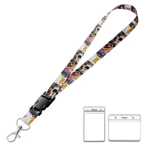 Sapaigift custom lanyard with photo printing and fade-resistant colors