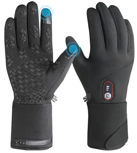 ES Tech heated liner gloves with touchscreen fingertips