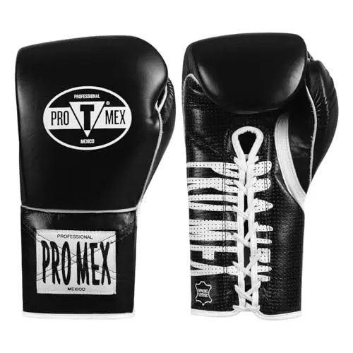 Title Boxing Pro Mex Professional Edge Lace Gloves in black