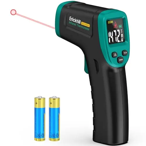 ERICKHILL ROOKMAX infrared thermometer with color LCD for HVAC