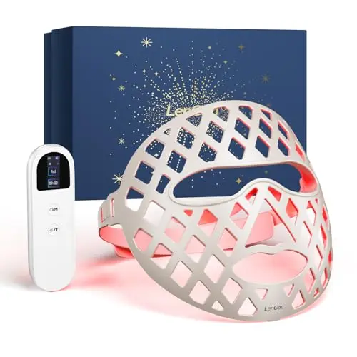 LENGEN lightweight red light therapy mask for travel