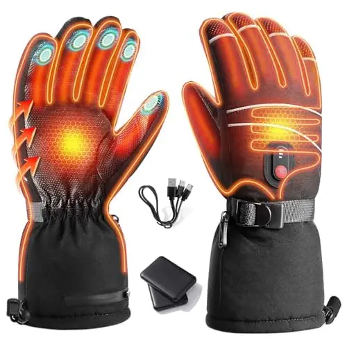 CUPAN Heated Gloves with high-capacity battery