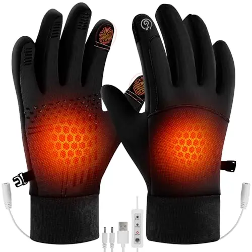 Kannino USB Heated Gloves with power cord