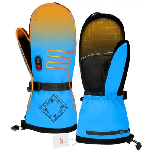 SURGOAL blue heated gloves with larger heating area